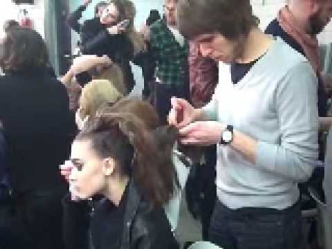 Guy Laroche backstage fall/winter 2010