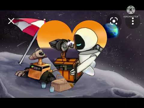 wall-e x Eva love 🌍✨💖💖🌱🤖