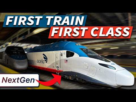 Riding the FIRST NextGen Acela from Boston to DC - FIRST CLASS