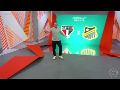 Filho de Felipe Andreoli invade o Globo Esporte SP ao vivo