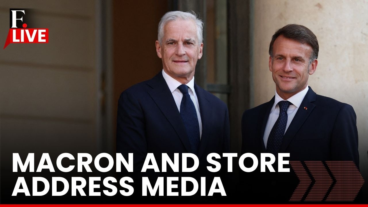 LIVE: French President Macron & Norway PM Jonas Gahr Store Make Major Statements in Paris