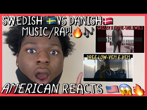 Swedish Vs Danish Rap Reaction!DREE LOW X P.J - VEM E VEM ?|Grizzy X Memz - Wili Wili #AmericanReact