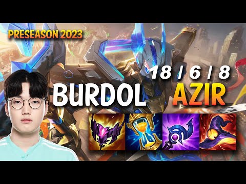 Burdol AZIR Top vs KENNEN - KR Ranked