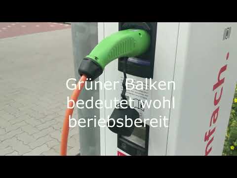 Charging an e-bike at a car charging station, my first attempt with an adapter cable