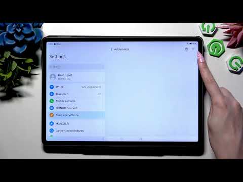 HONOR Pad V9 – How to Connect to Printer