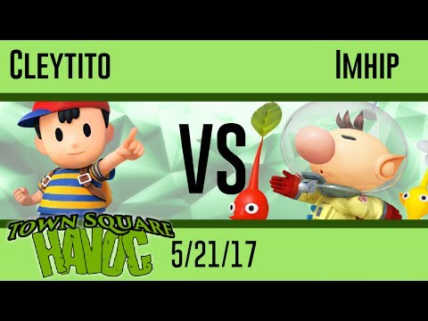 Cleytito (Ness) vs Imhip (Olimar)  - Town Square Havoc - Wii U