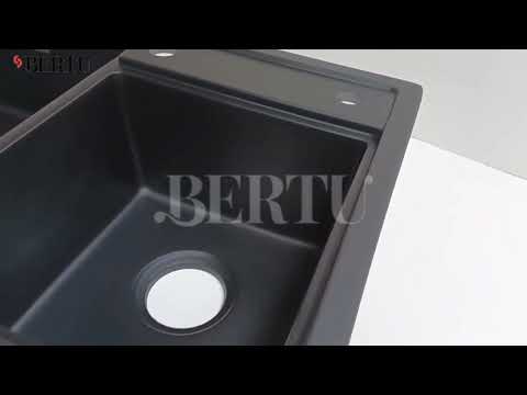 BERTU KITCHEN SINK GRANITE BAK CUCI PIRING 7947 BLACK