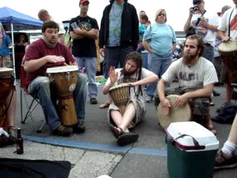 Drum Circle at Grateful Dead show at Philly 2009