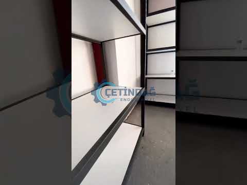Hafif rack raf sistemi videosu