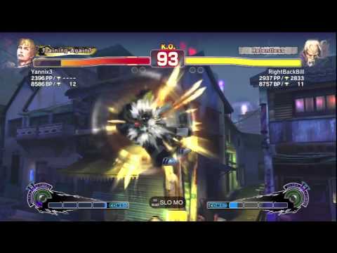 SSF4 AE - RightBackBill [Gen] Vs Rocco_Lay [Ryu] / Yannix3 [Cody] / harpoonneet [Makoto]
