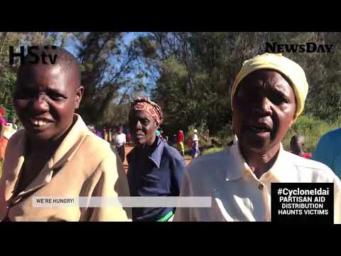 With Video: Zanu PF grabs cyclone aid