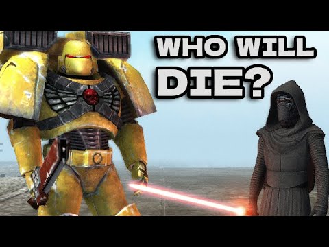 Assault Marine (Warhammer 40K) vs Sith Lord (Star Wars) - Who will Survive?