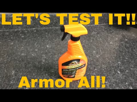 Let's Test It!! Armor All Ultra Shine Total Vehicle Detailer!!