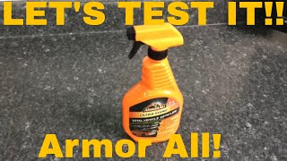 Let's Test It!! Armor All Ultra Shine Total Vehicle Detailer!!