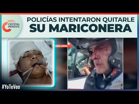 ¡Riña mortal! Policía asesina a un joven motociclista en la CDMX | Noticias con Crystal Mendivil