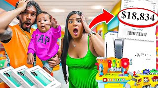 BUYING EVERYTHING OUR 1 YEAR OLD BABY TOUCHES!! 💰