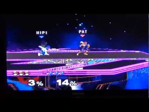 SSBM Friendly 1 - Captain Falcon (me) vs Falco (bro)