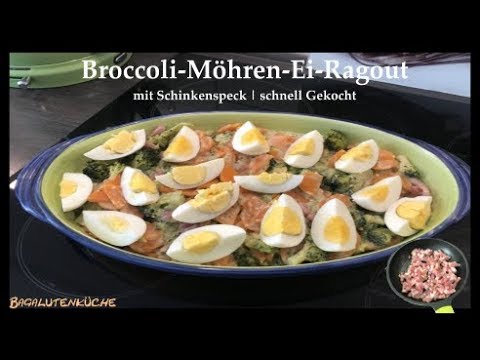 Broccoli-Möhren-Eier-Ragout