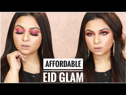 Affordable EID Makeup Tutorial | Purple Smokey Eyes Glam || Ananya Artistry Video