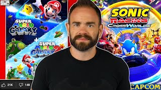 Super Mario Galaxy 1+2 Controversy Gets Strange & A Shocking Crossover Hits Sonic Racing | News Wave