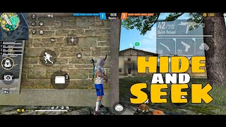 Hide and seek 😒 for clash squad random 😅 player garena free fire...😁