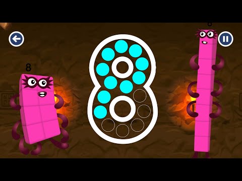 Numberblocks 8 Magic Run - Introducing Numberblocks Eight character | Number Counting Go Explore