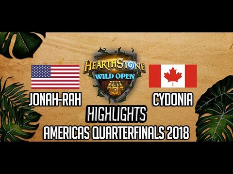 HEARTHSTONE WILD OPEN HIGHLIGHTS | jonah-rah vs. cydonia | Americas Regionals quarterfinal | 2018