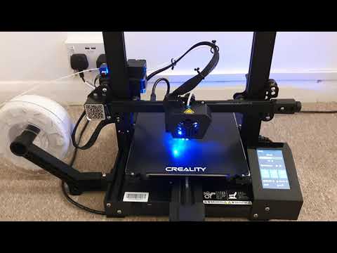 Creality CR6-SE quick printing demo