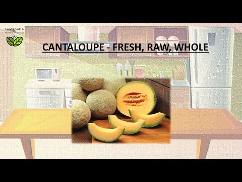 CANTALOUPE - FRESH, RAW, WHOLE .FOOD STORAGE - HOW LONG CAN YOU KEEP.