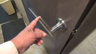 Fixed 3 problems with my bathroom door handle