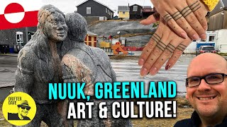 Exploring GREENLANDIC INUIT CULTURE in #Nuuk, #Greenland (Nuuk Art Museum & city walking tour)