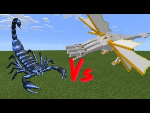 Arctic Scorpion vs the king Minecraft mob battles