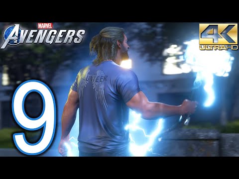 Marvel's AVENGERS PC 4K Walkthrough - Part 9 - To Stand Alone, Once an Avenger