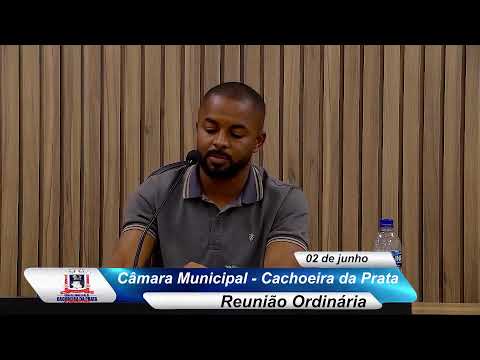 Transmissão ao vivo! Câmara Municipal Cachoeira da Prata