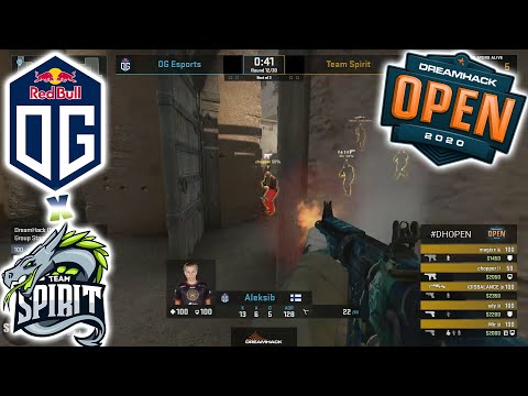 Aleksi GOD! 🇪🇺 OG vs 🇷🇺 Spirit DUST2 HIGHLIGHTS - DreamHack Open Summer 2020 Europe
