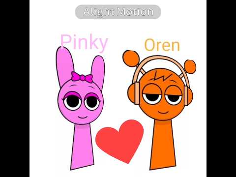 Pinky💖Oren|#sprunki #edit #animation #incredibox #art #Pinky#Oren