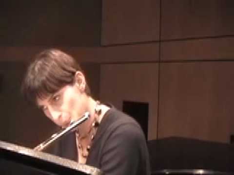 Nina Perlove, flute plays Winter Spirits by Katherine Hoover