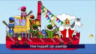 Kadr z teledysku Zie ginds komt de stoomboot tekst piosenki Dutch Children