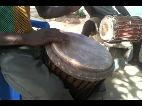 Djembe - How to Play Triba Rhythm - West African Drumming