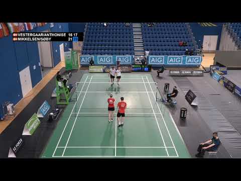 Match point - Vestergaard / Anthonisen vs Mikkelsen / Søby - XD, SF - AIG FZ FORZA Irish Open 2021
