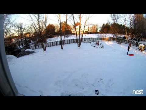 2017-01-07 Snow Fun Timelapse