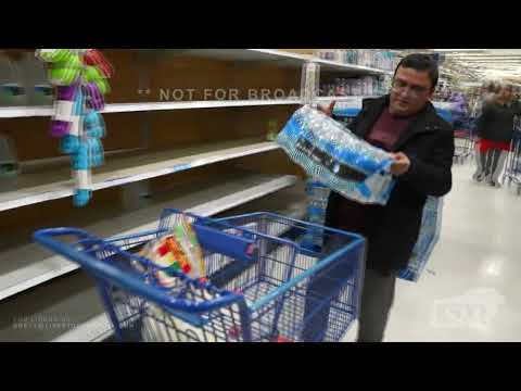 12-22-2022 South Bend, Indiana  - Blizzard Preparation-Empty Shelves-Long Gas Lines-Long Lines