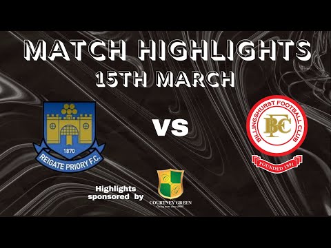 Match Highlights | Reigate vs Billingshurst | SCFL | Division 1