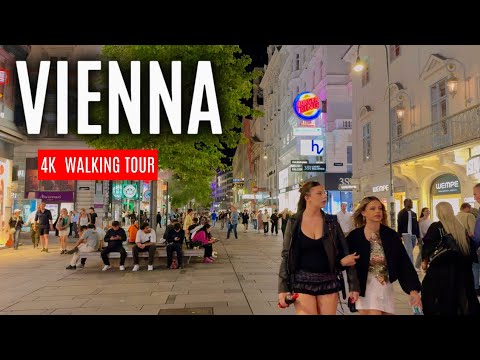Vienna Austria 🇦🇹 | SHOCKING  EUROPEAN  NIGHTLIFE Only in VIENNA | 4K night walk
