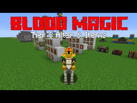 Tier 3 Blood Altar (Blood Magic PT.5) [Minecraft 1.12.2 Mod Guide]