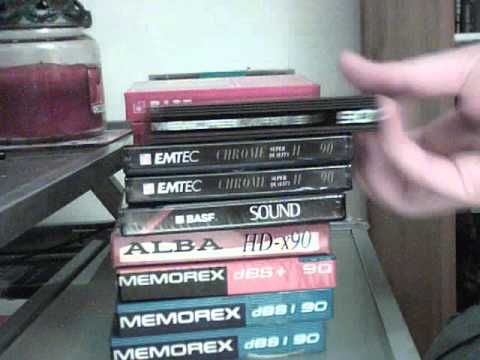 VINTAGE CASSETTE TAPE COLLECTION MAXELL BASF TDK MEMOREX AND MORE