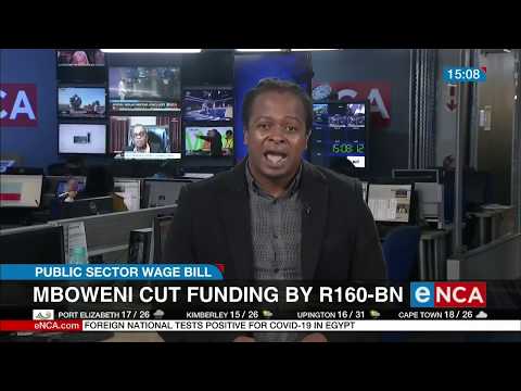 Minister Tito Mboweni cut funding by R160 billion