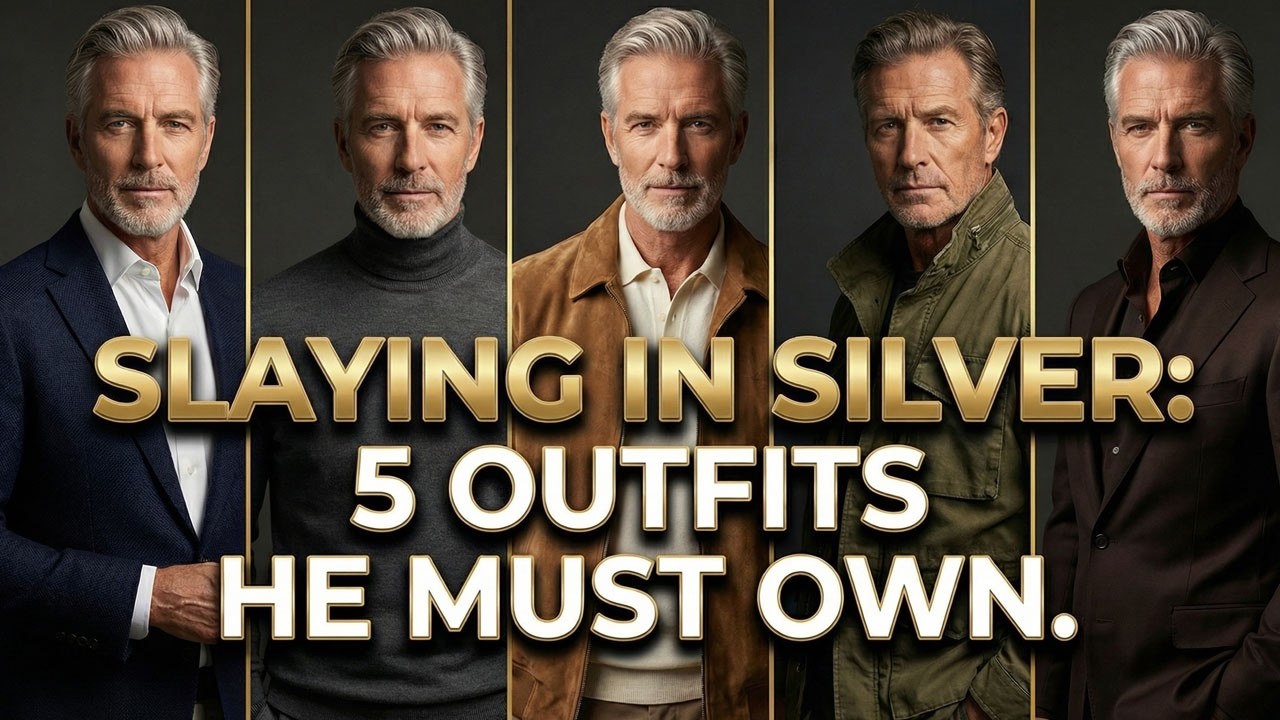 5 Classy Outfits Every Silver-Haired Gentleman Needs To Own | Old Money Aesthetic