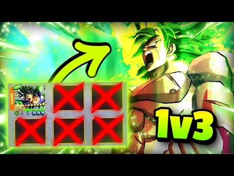 Can LEGEND Broly 1v3 ANYONE in PvP? (Dragon Ball LEGENDS)
