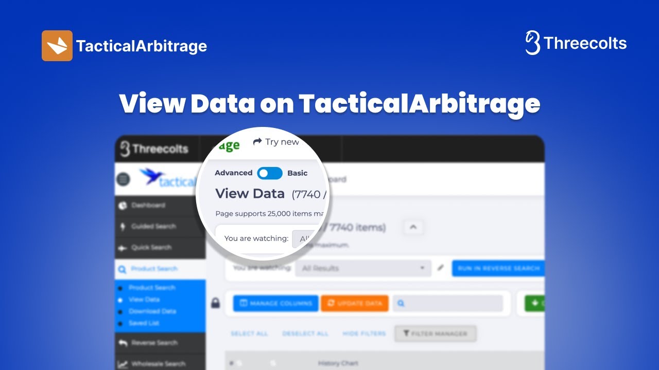 Optimize Your TacticalArbitrage Experience: Mastering the View Data Page